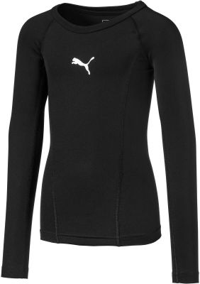PUMA Kinder Shirt LIGA Baselayer Tee LS Jr in schwarz