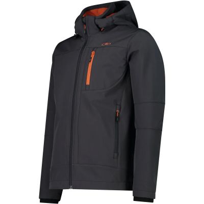 MAN JACKET ZIP HOOD in 09ut antracite-lichen
