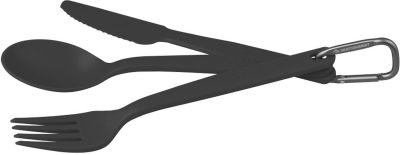 Camp Cutlery Set - 3pc CH - in grau