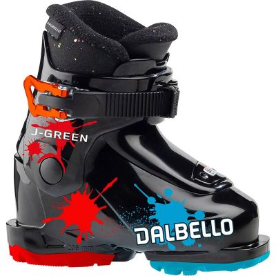Kinder Ski-Schuhe J GREEN 1.0 GW BLACK/BLACK in schwarz