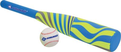 SCHILDKRÖT Kinder Baseballschläger Schildkröt Neopren Baseball Set, 1 weicher Baseballschläger mit Neoprenüberzug, 1 Ball, verschiedene Farben wählbar, für Kinder und Familie, 970224 in blau