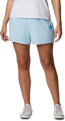 COLUMBIA Columbia Logo III French Terry Short in blau