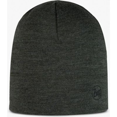 Herren MIDWEIGHT MERINO WOOL Mütze SOLID BLACK in grün