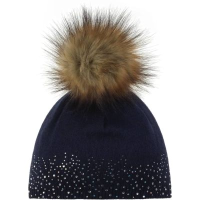 Damen Mütze Nalin Lux Crystal MÜ in blau