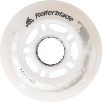 ROLLERBLADE MOONBEAMS LED WH.72/82A (4PCS) in weiß