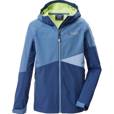Kinder Funktionsjacke KOS 142 BYS SFTSHLL JCKT in blau