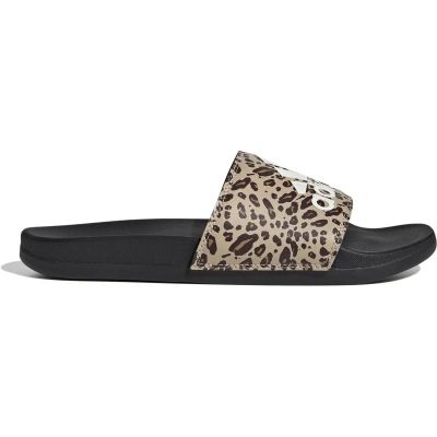 Damen Badeslipper Comfort adilette in grau