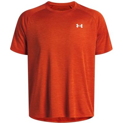 Herren Shirt UA TECH TEXTURED SS in rot