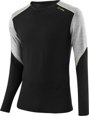 LÖFFLER Herren Unterhemd M SHIRT L/S TRANSTEX MERINO in schwarz