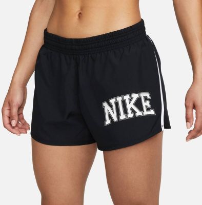 NIKE Damen W NK DF SWSH RUN 10K SHORT in schwarz