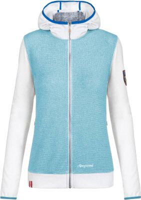 ALMGWAND 1928 Damen Unterjacke HOCHECK in blau