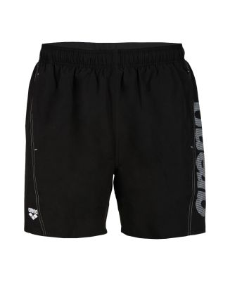 arena Herren Fundamentals Logo R Boxer Beach Shorts in schwarz