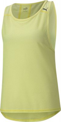 PUMA Damen Tanktop Train Mesh in gelb