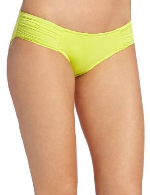 SEAFOLLY Damen Bikinihose Pleated Hipster in chartreuse chartreuse