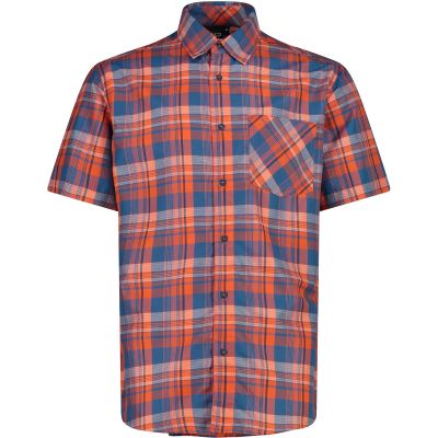 MAN SHIRT in 7zt ocean-tango-b.lue