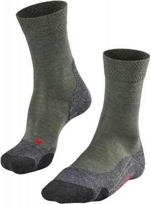 FALKE TK2 Melange Herren Socken in grau